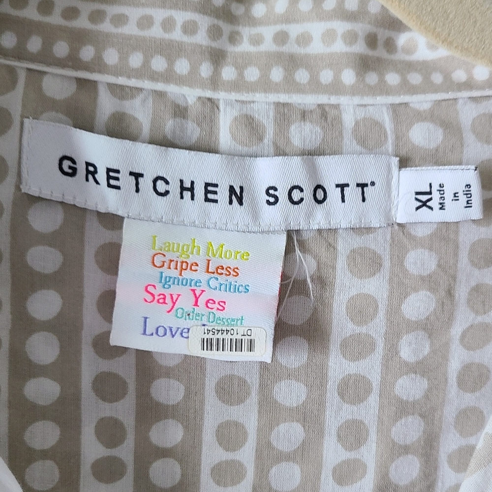 Gretchen Scott Print Button Down - image 3